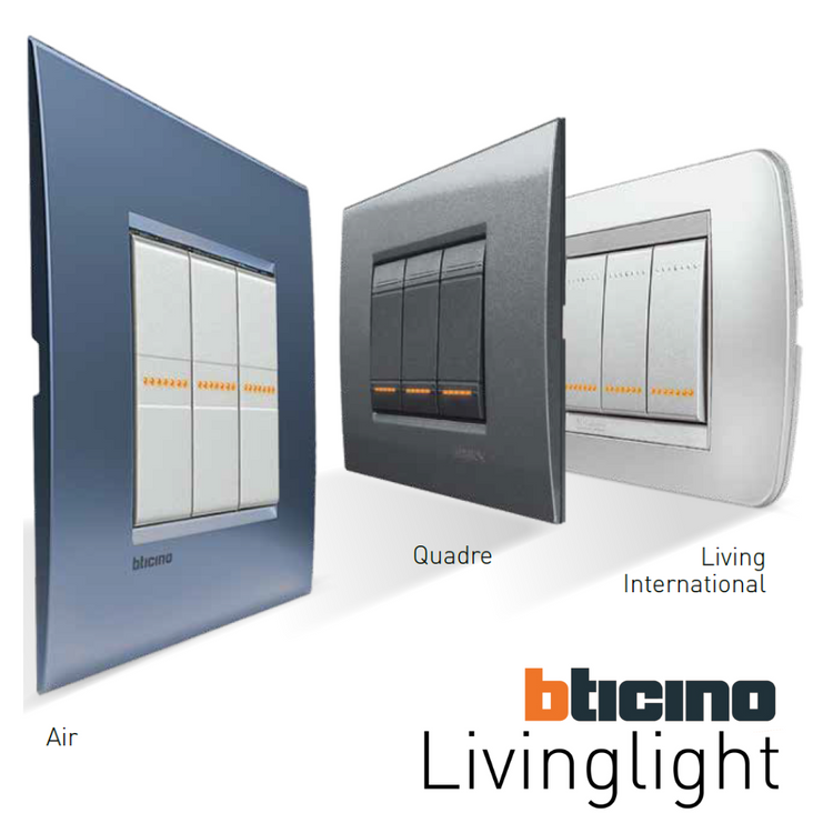 Bticino living light presa antenna tv bianca diretta coassiale n4202dn