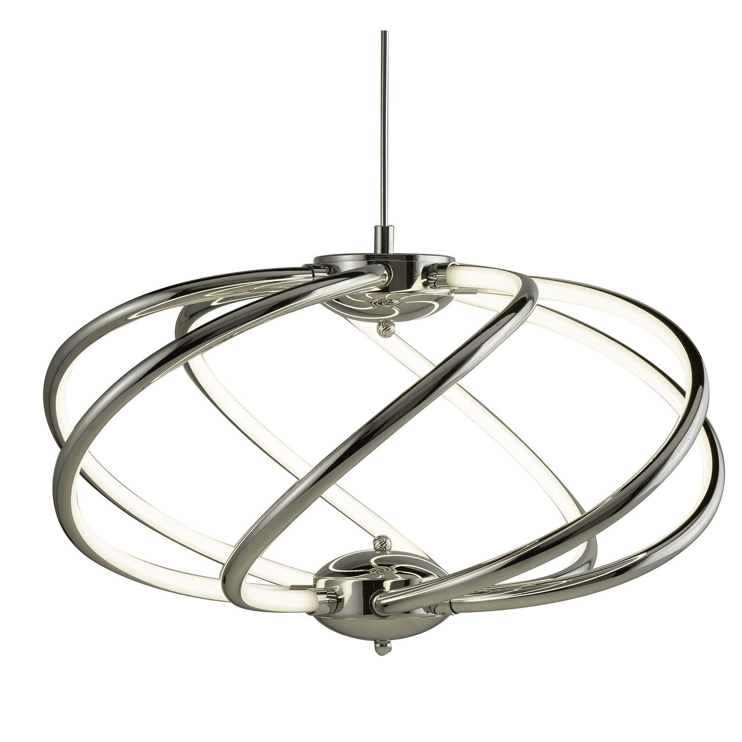 Lampadario Contemporaneo Magia Acciaio Cromo Policarbonato Led 42,95W 3000K