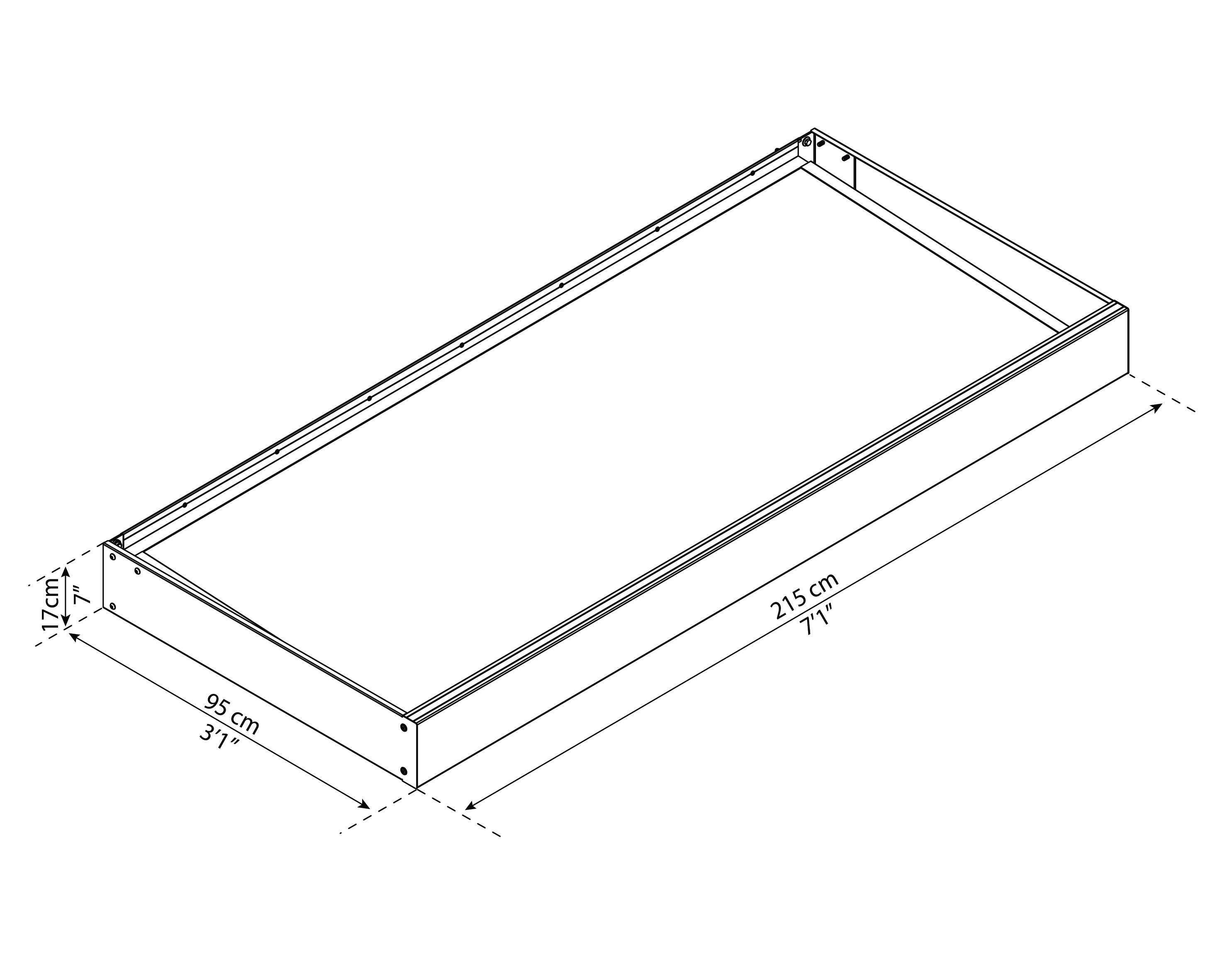 Canopia Sophia Pensilina Da Esterno  215X95 cm  Opal Bianco