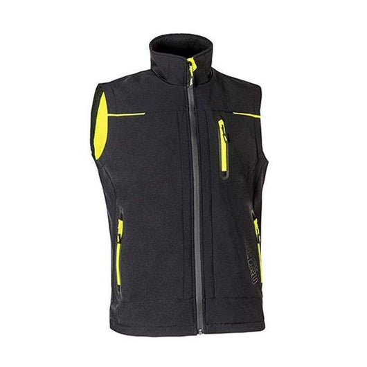 Universe-Gilet Tecnico Impermeabile, Antivento E Traspirante Black Carbon Soft Shell-Fu188Bc U-Power-Taglia Xl