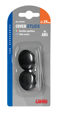 Coppia Borchie Copriforo In Abs - ? 29 mm