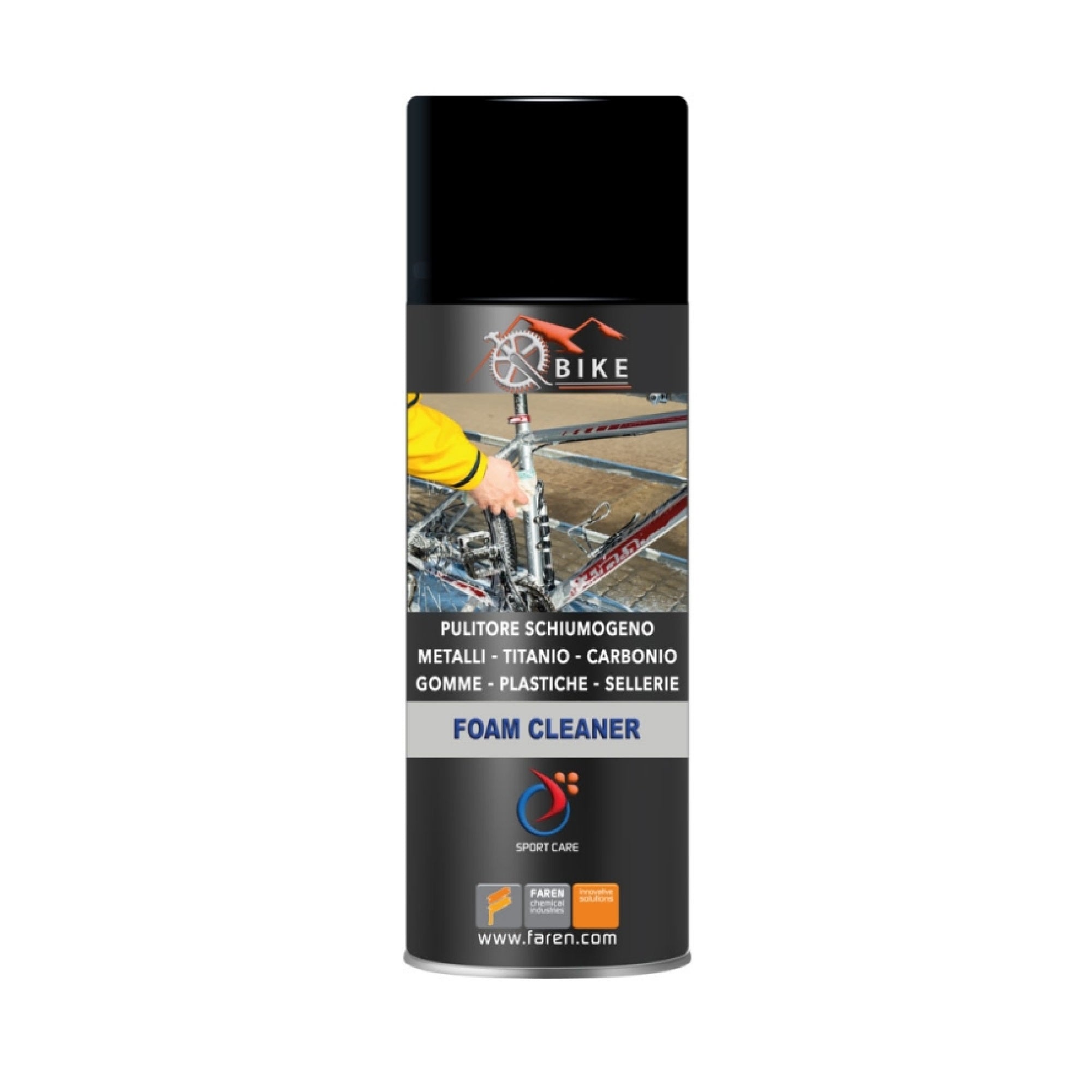 FOAM CLEANER pulitore schiumogeno metalli carbonio titanio per bici 200 ml