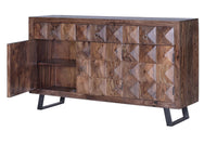 Credenza in palissandro color ciliegio