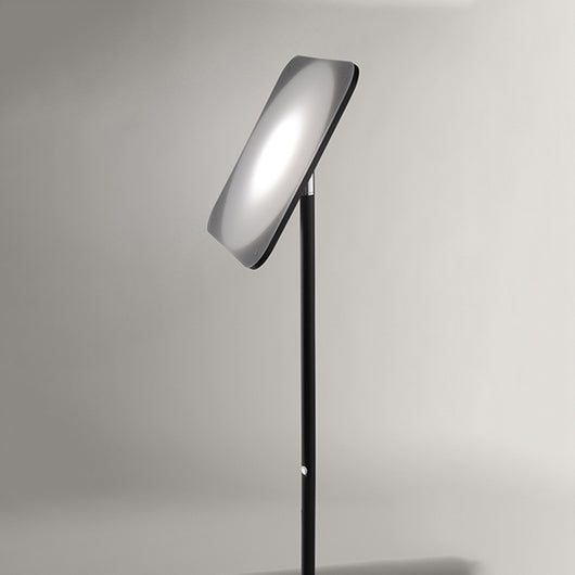 Piantana In Metallo Contemporanea Radar Nero Led