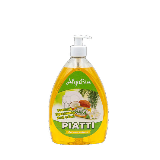 Sapone per piatti in gel concentrato ALGA 750 ml formula sgrassante e anti odori