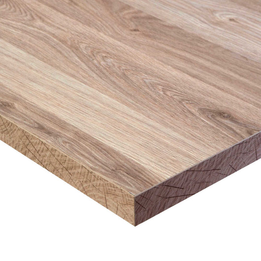 Top tavolo nobilitato rovere naturale quadro cm80x1,8x80