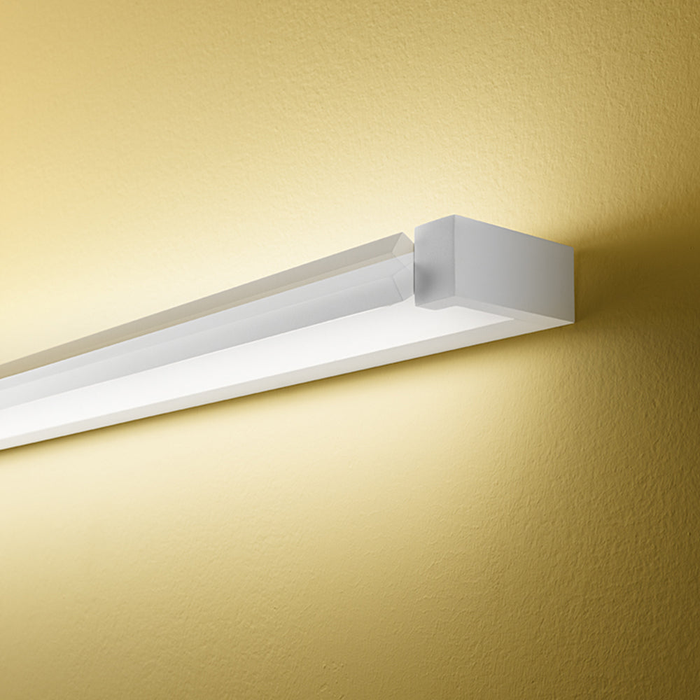 Applique In Metallo Moderna Sway Bianco Led Piccola