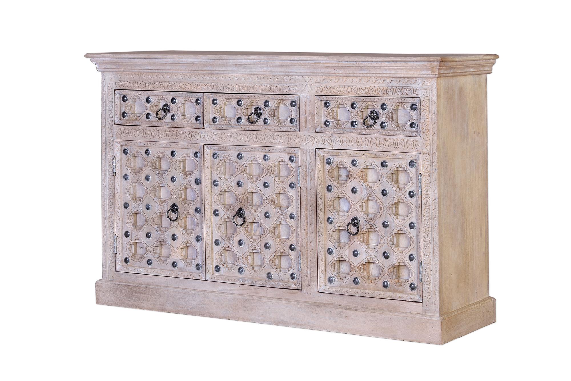 Credenza a 2 ante e 3 cassetti