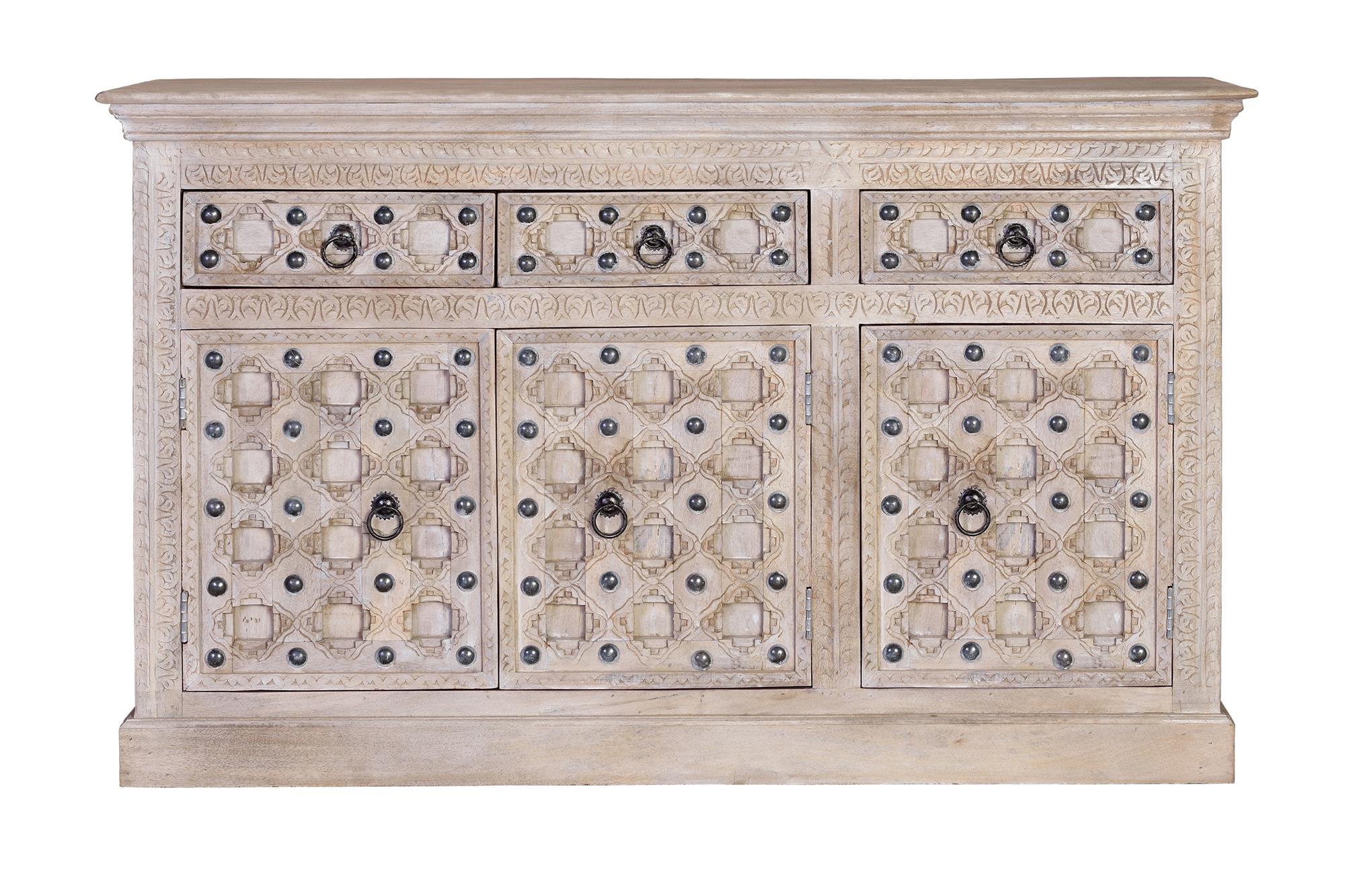 Credenza a 2 ante e 3 cassetti