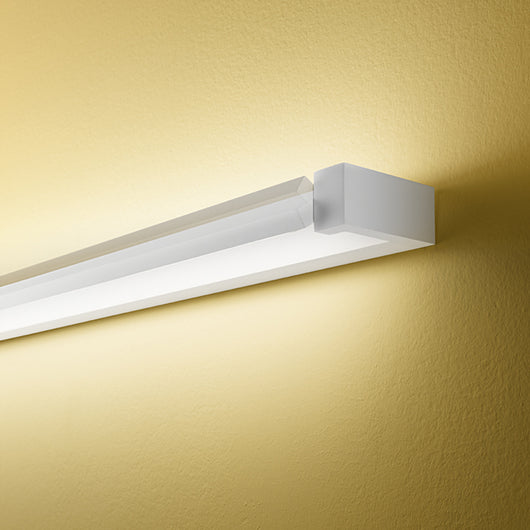 Applique In Metallo Moderna Sway Bianco Led Media