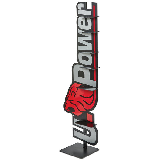 u-power espositore a pavimento 6 posti cm. 45x35x160h. 664249