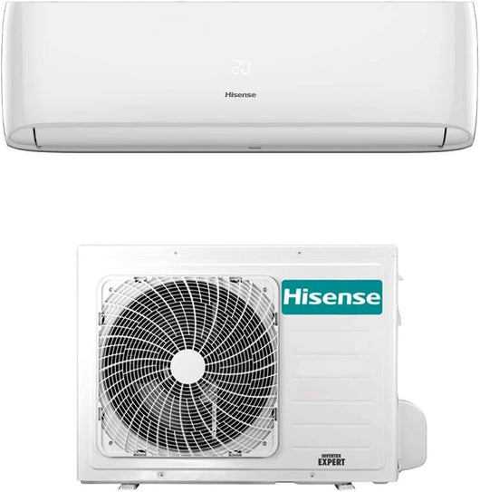 Set climatizzatore hisense classe a++/a+ inverter easy smart staffa sanificante potenza 9000 btu/h, confezione 1