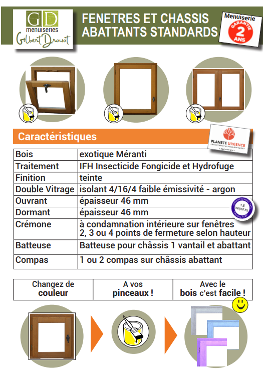 Laterali fissi H 215X L40 Cm Cote Tableau Bois Exo Prepeint Blanc