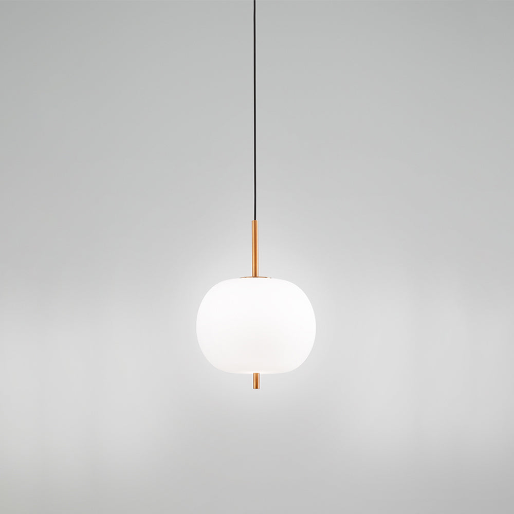 Lampadario In Metallo Contemporaneo Cirro Bianco Led Diffusore Ovale