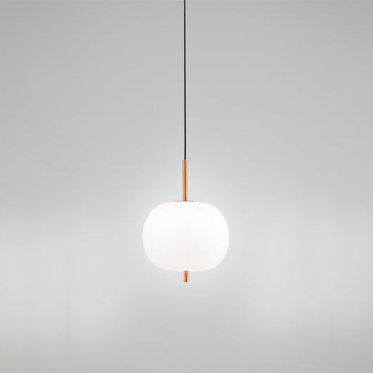 Lampadario In Metallo Contemporaneo Cirro Bianco Led Diffusore Ovale