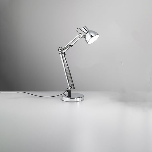 Lampada Da Scrivania In Metallo Moderna Miniarc Cromo Led