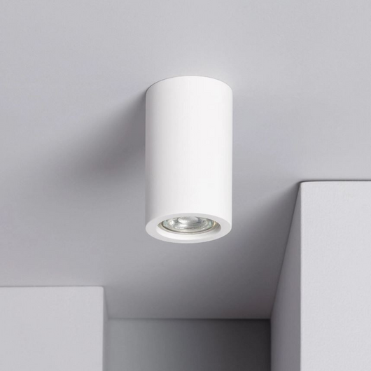 Lampada in gesso da soffitto Ø 70 mm x l. 112 mm