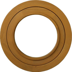 Oeil De Boef 1 Foglia - H.50 X L.50 Cm - Legno senza maniglia