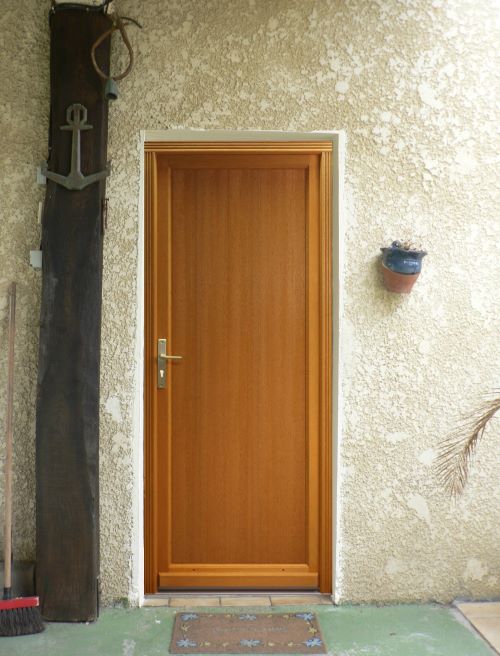 Porta di servizio in legno Armagos 200X80 a spinta destra (dimensioni tabella) senza maniglia