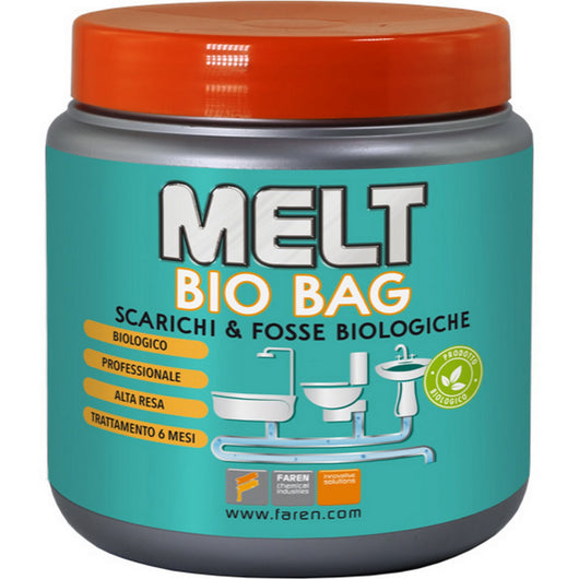 12pz melt bio bag x scarichi e fosse biologiche gr. 300 6706