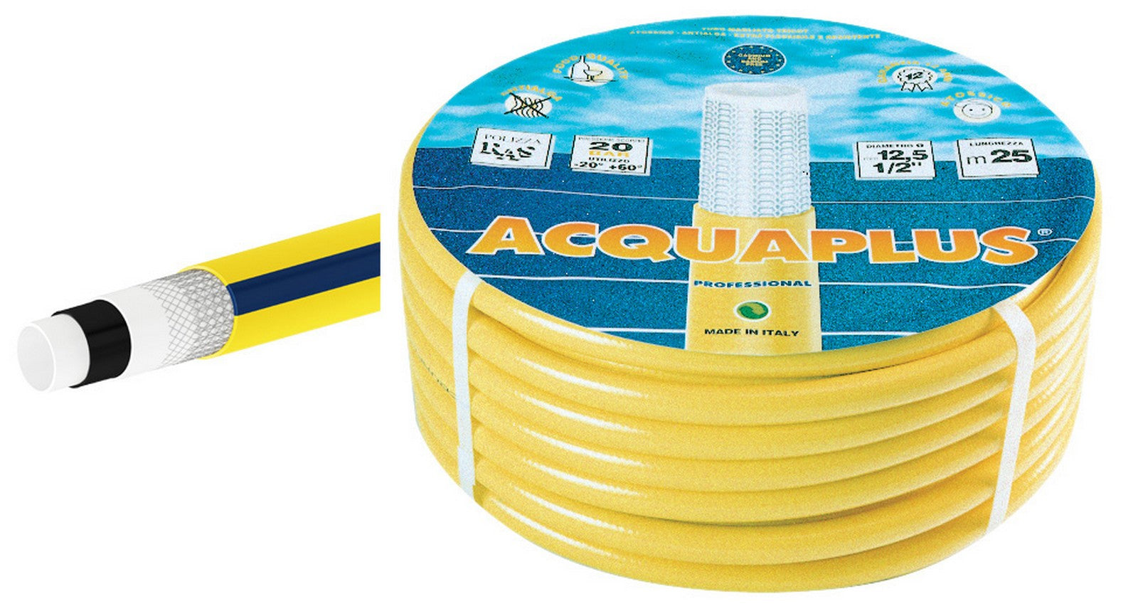 1 pz tubo magliato acqua plus 19 mm rotolo 15 m cod:ferx.6708