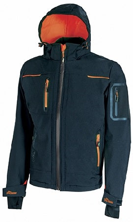 UPOWER GIACCA SPACE BLU ARANCIO TG.L INVERNALE