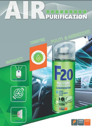 Pulitore Igienizzante spray Faren F20 condizionatore 400 ml climatizzatore casa auto