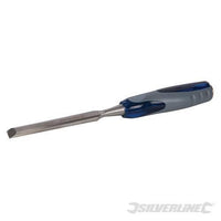 Scalpelli per legno in acciaio con manico rivestito antiscivolo Silverline - 6 mm