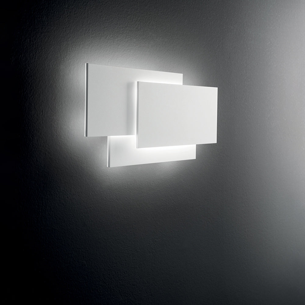 Applique In Metallo Moderna Dip Bianco Led