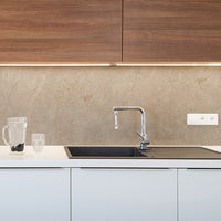 Adesivo Tecnico da Cucina Lavabile e Certificato Ignifugo Paraschizzi Travertine Stones 190x60