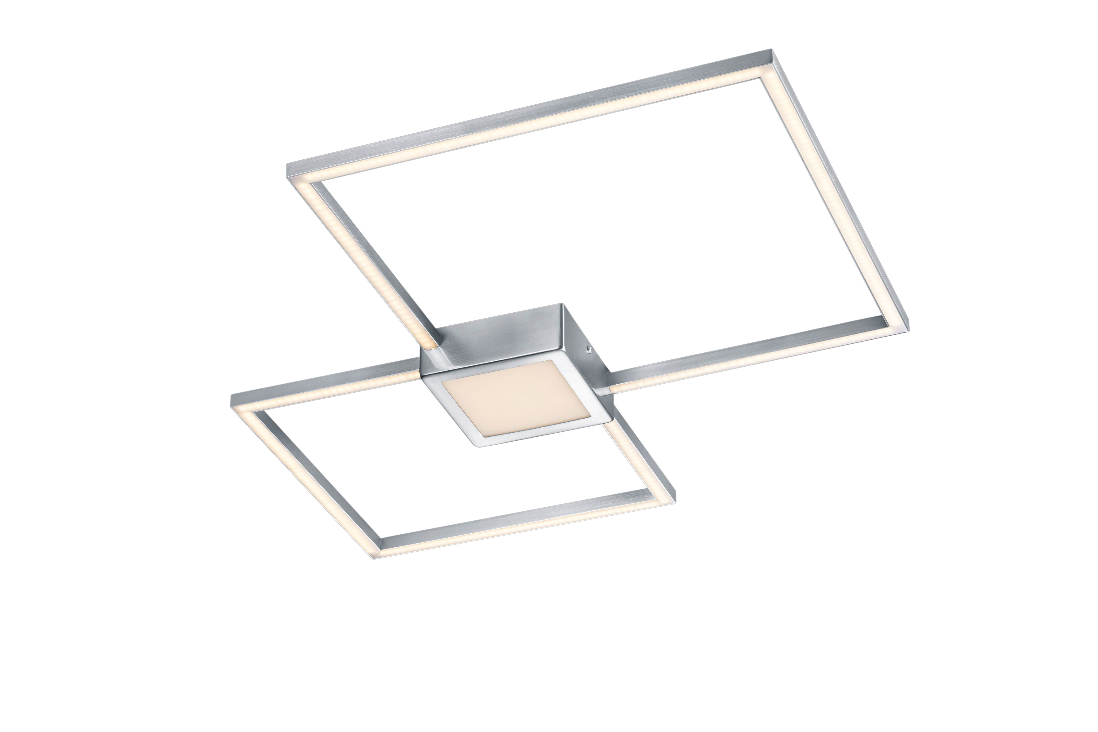 Plafoniera da Interno a LED in Metallo Nickel Opaco