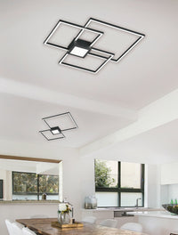 Plafoniera da Interno a LED in Metallo Antracite