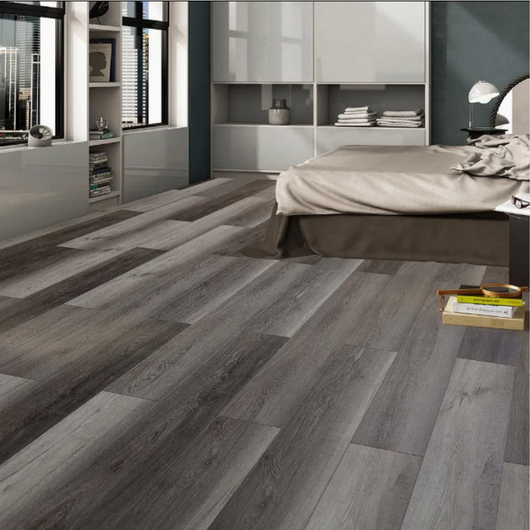 Pavimento lvt ac5 incastro 5 mm olmo grigio 6 confezioni copertura 13,38 mq