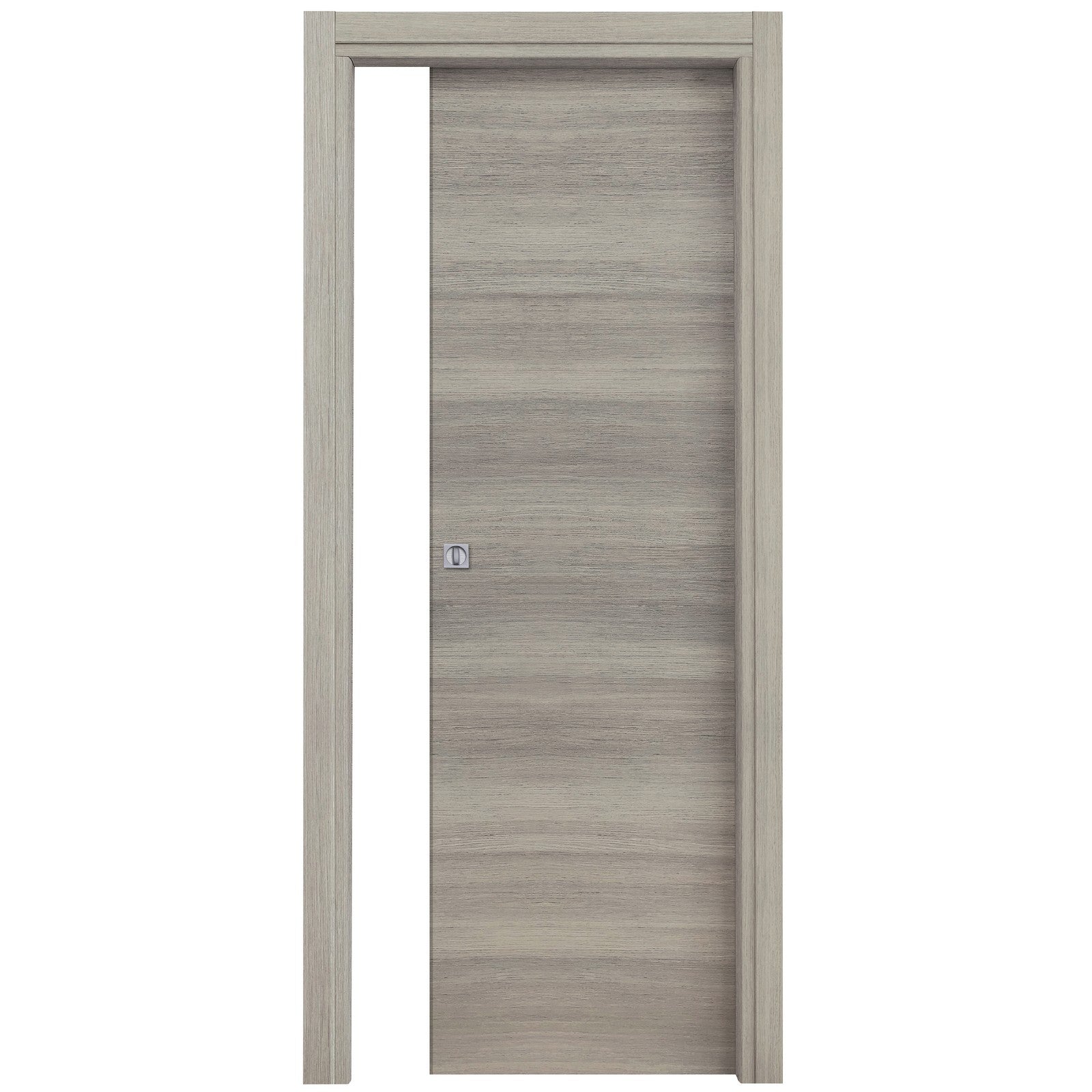 Porta Mod.Microtec Scorrevole Rovere Grigio 210X80