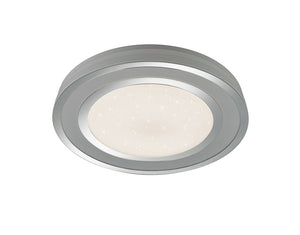 Plafoniera da Interno a LED in Plastica Cromo