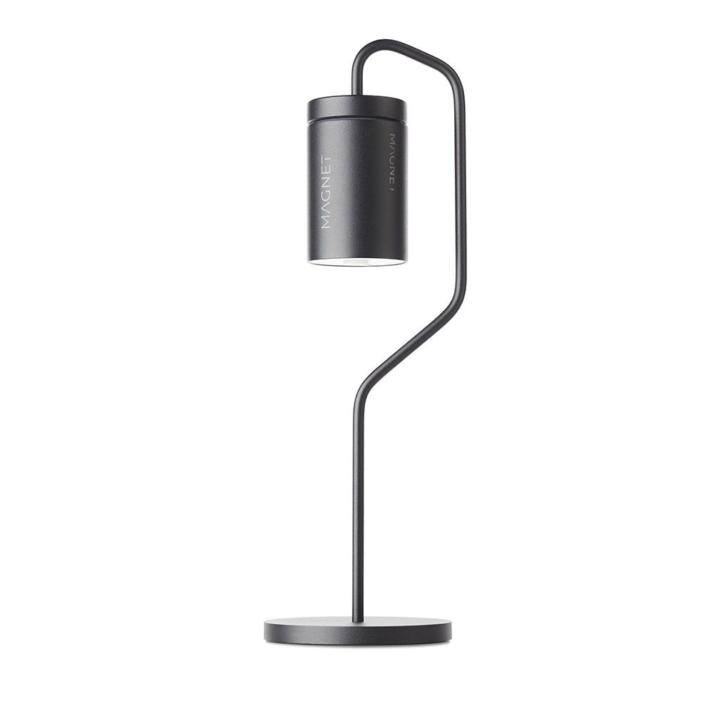 Lampada Da Tavolo Da Esterno Ricaricabile Magnet Moderna Alluminio Nero Led