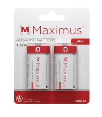 MAXIMUS PILE 1/2 TORCE BLISTER 2 PEZZI confezione da BLISTER 12