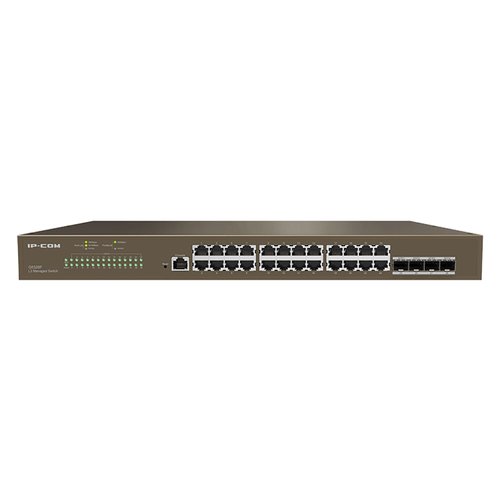 Switch ip-com g5328f 24p gigabit+4p sfp 1p console, l3 cloud managed