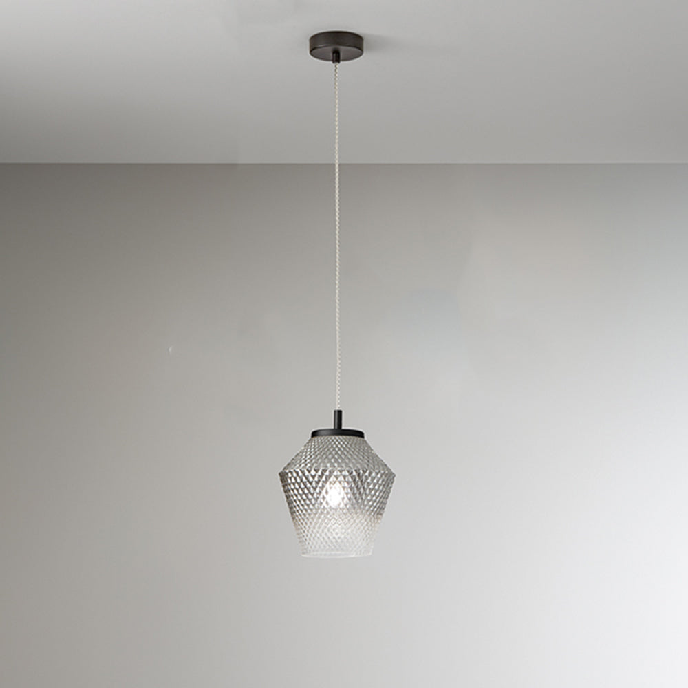 Lampadario Contemporaneo Arnia Fumè 1 Luce E27