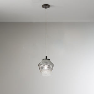 Lampadario Contemporaneo Arnia Fumè 1 Luce E27