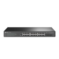 Tp-link omada sg3428x switch di rete gestito l2+/l3 gigabit ethernet (10/100/1000) 1u nero - 133205