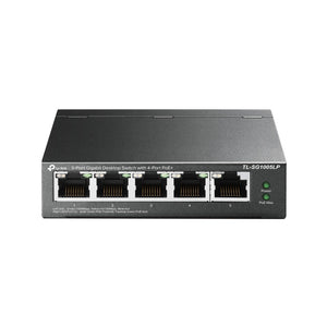 Tp-link tl-sg1005lp switch di rete non gestito gigabit ethernet (10/100/1000) supporto power over ethernet (poe) nero