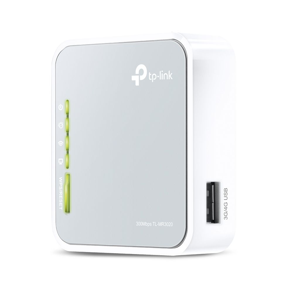 Tp-link tl-mr3020 router wireless fast ethernet banda singola (2.4 ghz) 4g argento, bianco