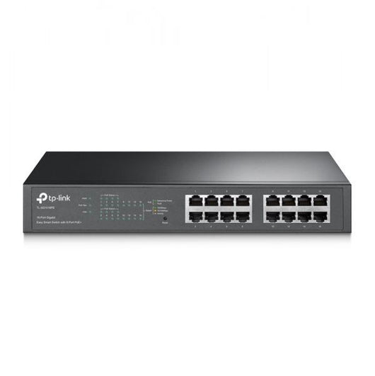 Tp-link tl-sg1016pe gestito l2 gigabit ethernet (10/100/1000) supporto power over ethernet (poe) 1u nero