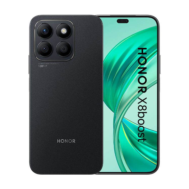 Honor x8boost 17 cm (6.7") doppia sim android 13 4g usb tipo-c 8 gb 256 gb 4500 mah nero - 6936520832231