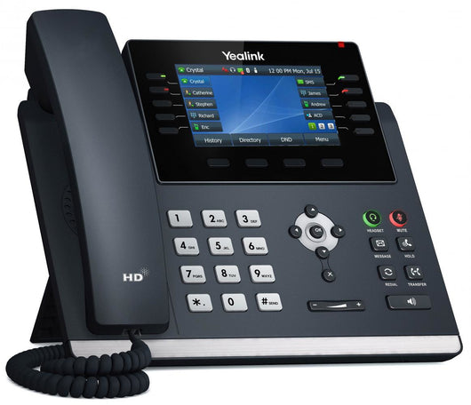 Yealink sip-t46u telefono ip grigio lcd wi-fi