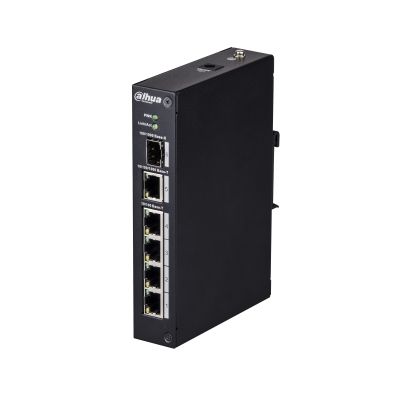 Dahua technology access dh-pfs3106-4t switch di rete non gestito l2 fast ethernet (10/100) nero