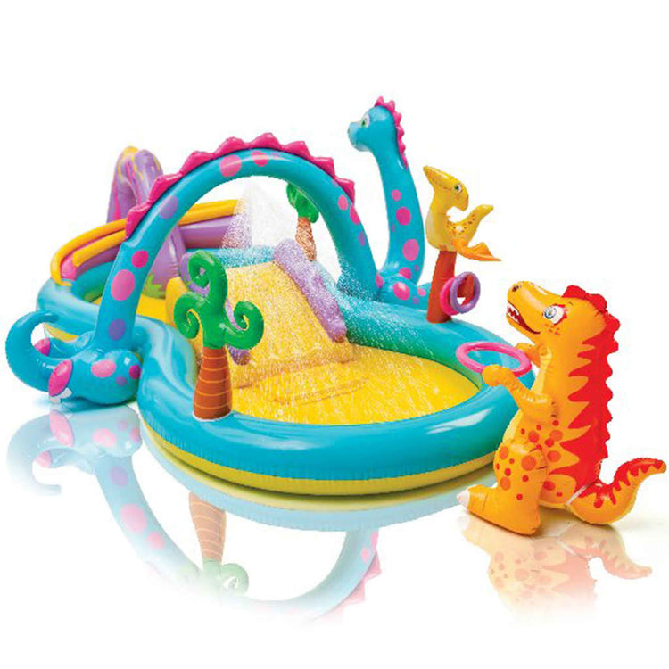 INTEX Dinoland Piscina Gonfiabile Centro Giochi 333x229x112 cm 57135NP