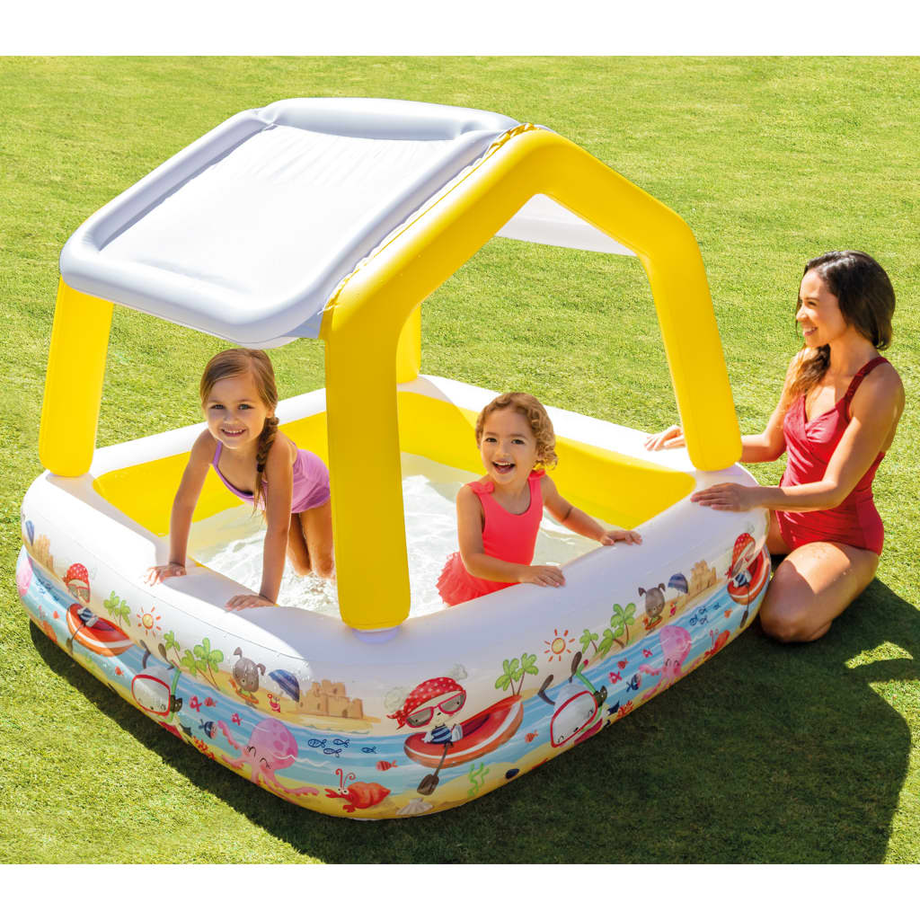 INTEX Piscina Gonfiabile con Parasole 157x157x122 cm 92533