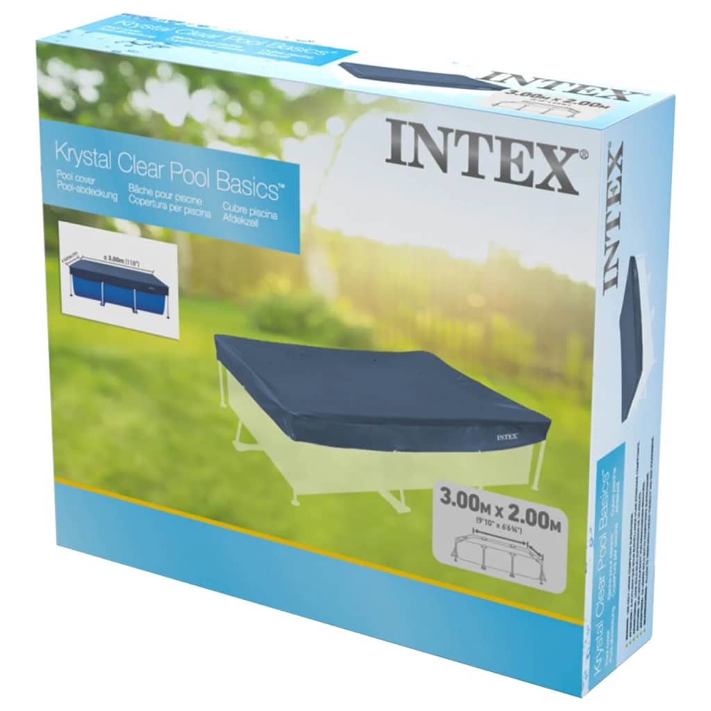 INTEX Copertura per Piscina Rettangolare 300x200 cm 28038 91502